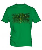Adygea Distressed Flag Mens T-Shirt