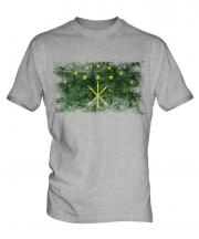 Adygea Distressed Flag Mens T-Shirt