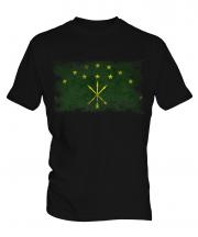 Adygea Distressed Flag Mens T-Shirt