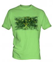 Adygea Distressed Flag Mens T-Shirt