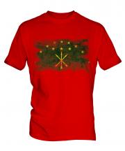 Adygea Distressed Flag Mens T-Shirt