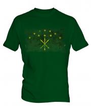 Adygea Distressed Flag Mens T-Shirt