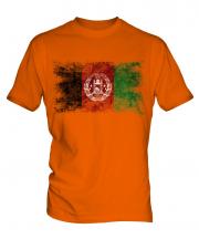 Afghanistan Distressed Flag Mens T-Shirt