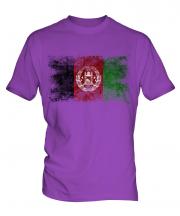 Afghanistan Distressed Flag Mens T-Shirt