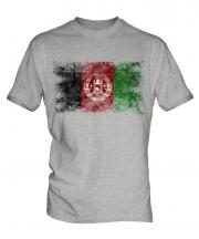Afghanistan Distressed Flag Mens T-Shirt