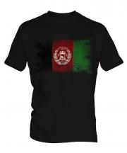 Afghanistan Distressed Flag Mens T-Shirt