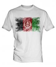 Afghanistan Distressed Flag Mens T-Shirt