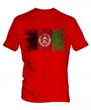 Afghanistan Distressed Flag Mens T-Shirt