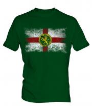 Alderney Distressed Flag Mens T-Shirt