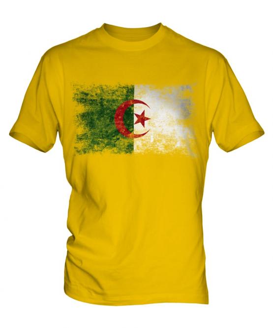 Algeria Distressed Flag Mens T-Shirt