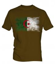 Algeria Distressed Flag Mens T-Shirt