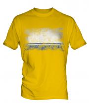 Altai Republic Distressed Flag Mens T-Shirt