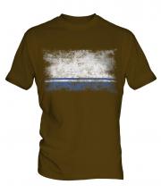Altai Republic Distressed Flag Mens T-Shirt