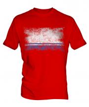 Altai Republic Distressed Flag Mens T-Shirt