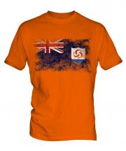 Anguilla Distressed Flag Mens T-Shirt