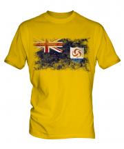 Anguilla Distressed Flag Mens T-Shirt