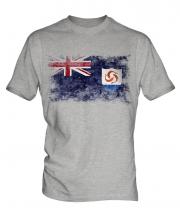 Anguilla Distressed Flag Mens T-Shirt