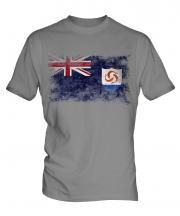 Anguilla Distressed Flag Mens T-Shirt