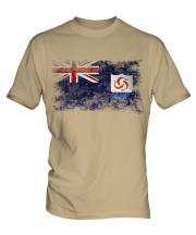 Anguilla Distressed Flag Mens T-Shirt