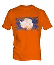 Antartica Distressed Flag Mens T-Shirt