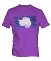 Antartica Distressed Flag Mens T-Shirt