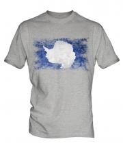 Antartica Distressed Flag Mens T-Shirt