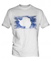 Antartica Distressed Flag Mens T-Shirt