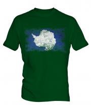 Antartica Distressed Flag Mens T-Shirt