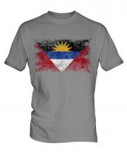 Antigua And Barbuda Distressed Flag Mens T-Shirt