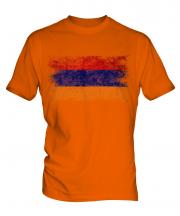 Armenia Distressed Flag Mens T-Shirt
