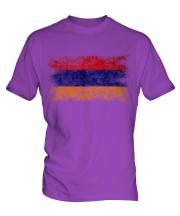 Armenia Distressed Flag Mens T-Shirt