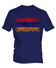 Armenia Distressed Flag Mens T-Shirt