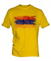 Armenia Distressed Flag Mens T-Shirt