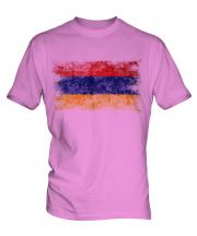 Armenia Distressed Flag Mens T-Shirt