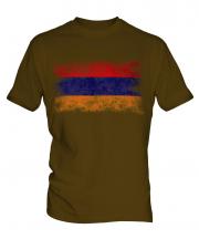 Armenia Distressed Flag Mens T-Shirt