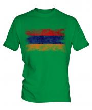 Armenia Distressed Flag Mens T-Shirt