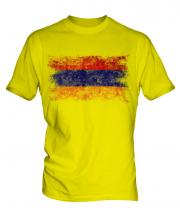 Armenia Distressed Flag Mens T-Shirt