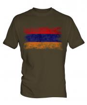 Armenia Distressed Flag Mens T-Shirt