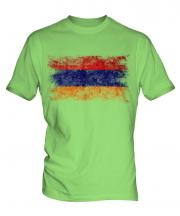 Armenia Distressed Flag Mens T-Shirt