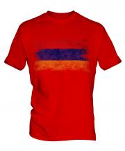 Armenia Distressed Flag Mens T-Shirt