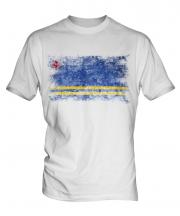 Aruba Distressed Flag Mens T-Shirt