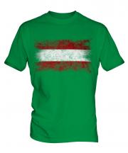 Austria Distressed Flag Mens T-Shirt