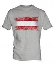 Austria Distressed Flag Mens T-Shirt