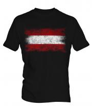 Austria Distressed Flag Mens T-Shirt