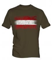 Austria Distressed Flag Mens T-Shirt