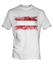 Austria Distressed Flag Mens T-Shirt