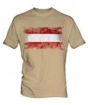 Austria Distressed Flag Mens T-Shirt