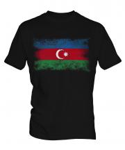 Azerbaijan Distressed Flag Mens T-Shirt