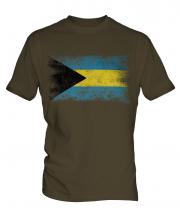 Bahamas Distressed Flag Mens T-Shirt