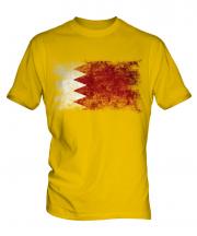 Bahrain Distressed Flag Mens T-Shirt